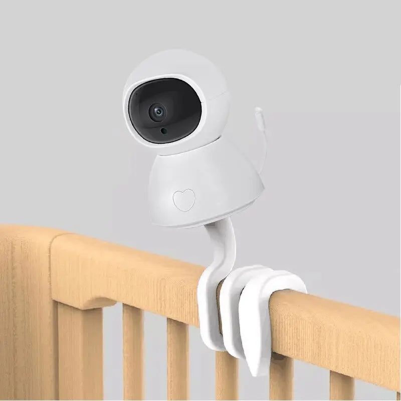 Baby Phone avec Berceuse et Caméra Intégrées installé sur le bord d'un lit