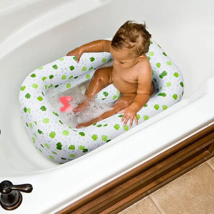 Baignoire Bébé Gonflable avec Motifs de Grenouilles