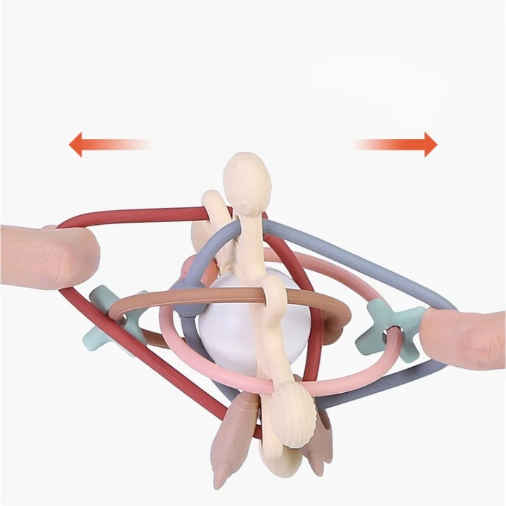 Balles Sensorielle avec Élastiques en Silicone