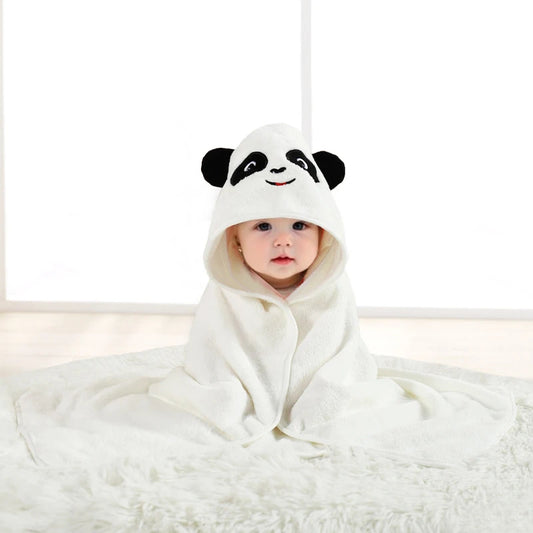 Cape de bain au Design de Panda avec Capuche