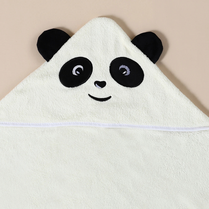 Cape de bain au Design de Panda avec Capuche