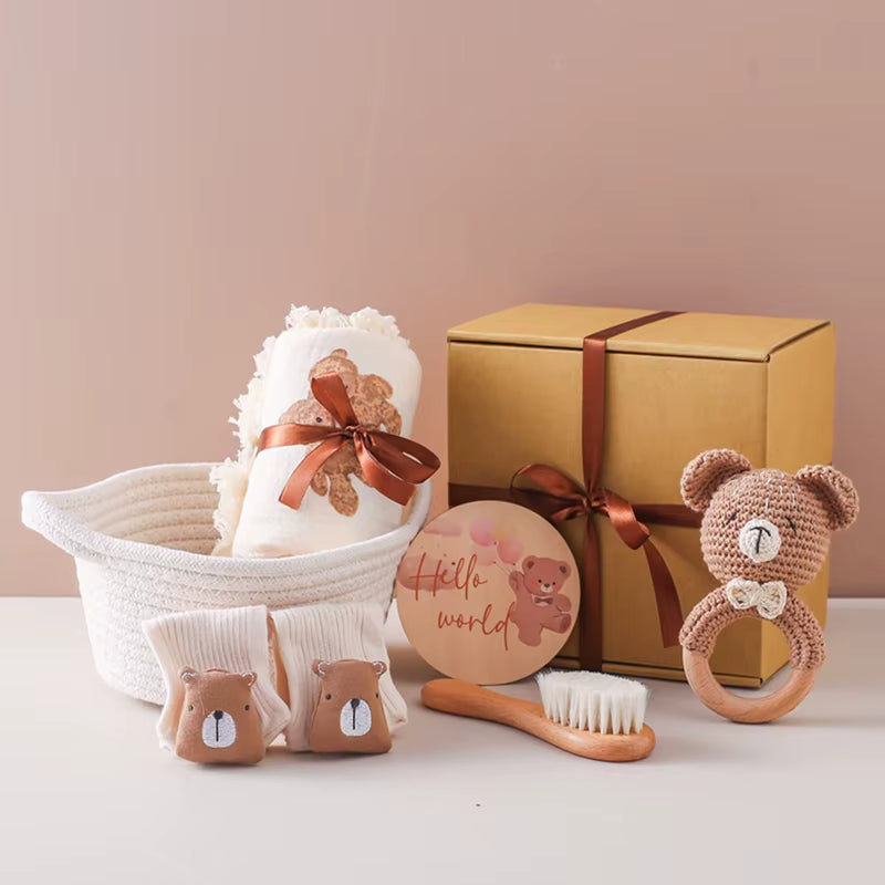 Coffret en Coton pour Cadeau Naissance