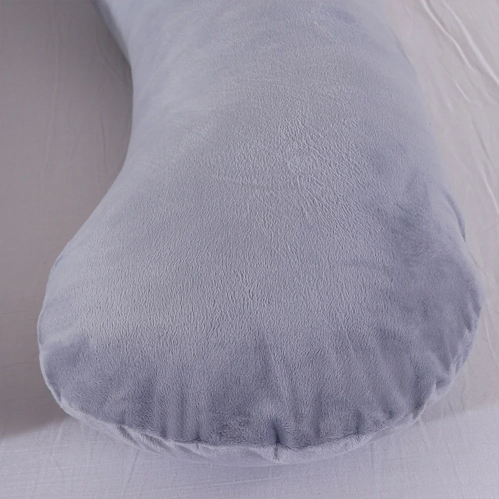 Coussin Allaitement Gris en Forme de U