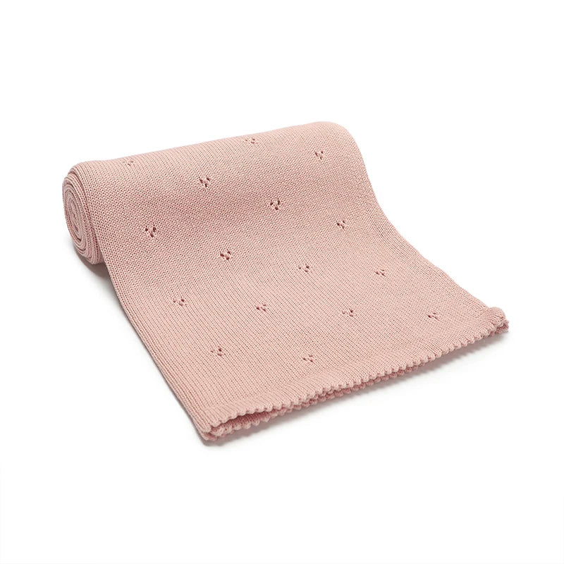 Couverture Bébé Rose et Douce en Coton