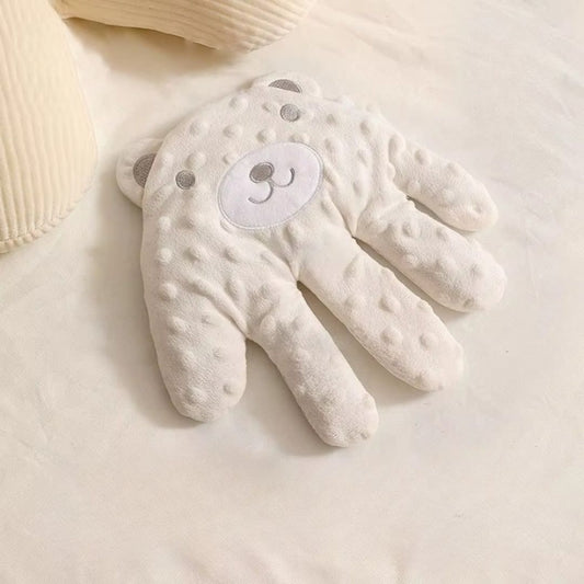 Doudou Animal au Design d’Ourson sur fond beige