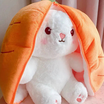 Doudou Animal Lapin avec Carotte