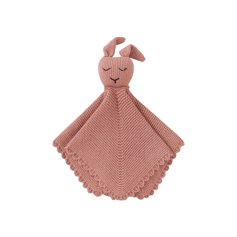 Doudou Fille Douillet en Forme de Lapin sur fond blanc