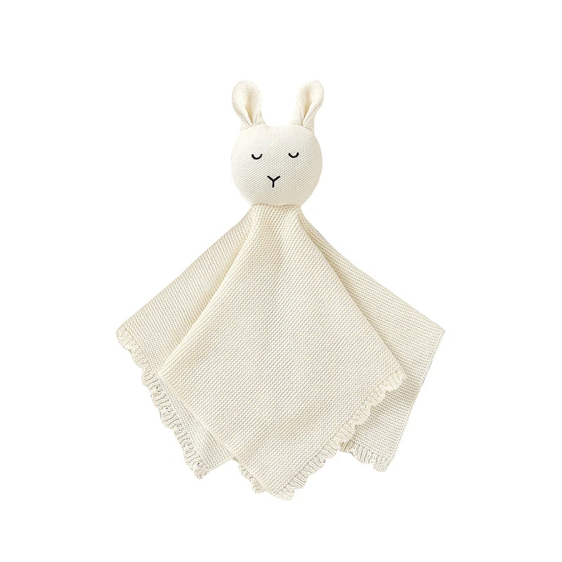 Doudou Fille Lapin Apaisant et Confortable sur fond blanc