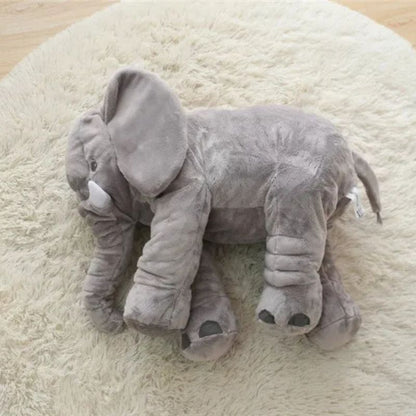 Doudou Géant Gris en Forme d'Éléphant