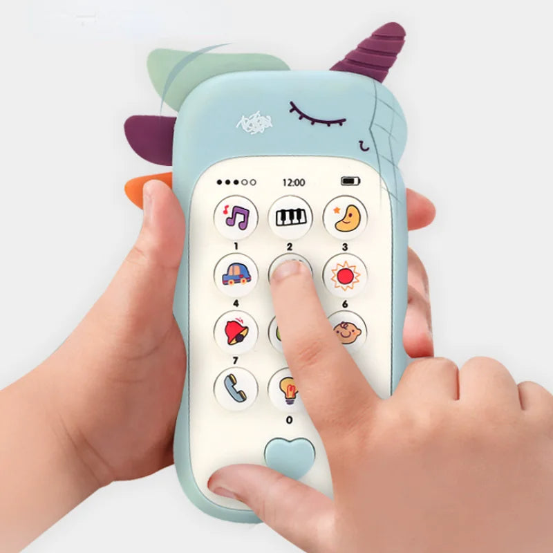 Jouet Bébé Téléphone au Design de Licorne