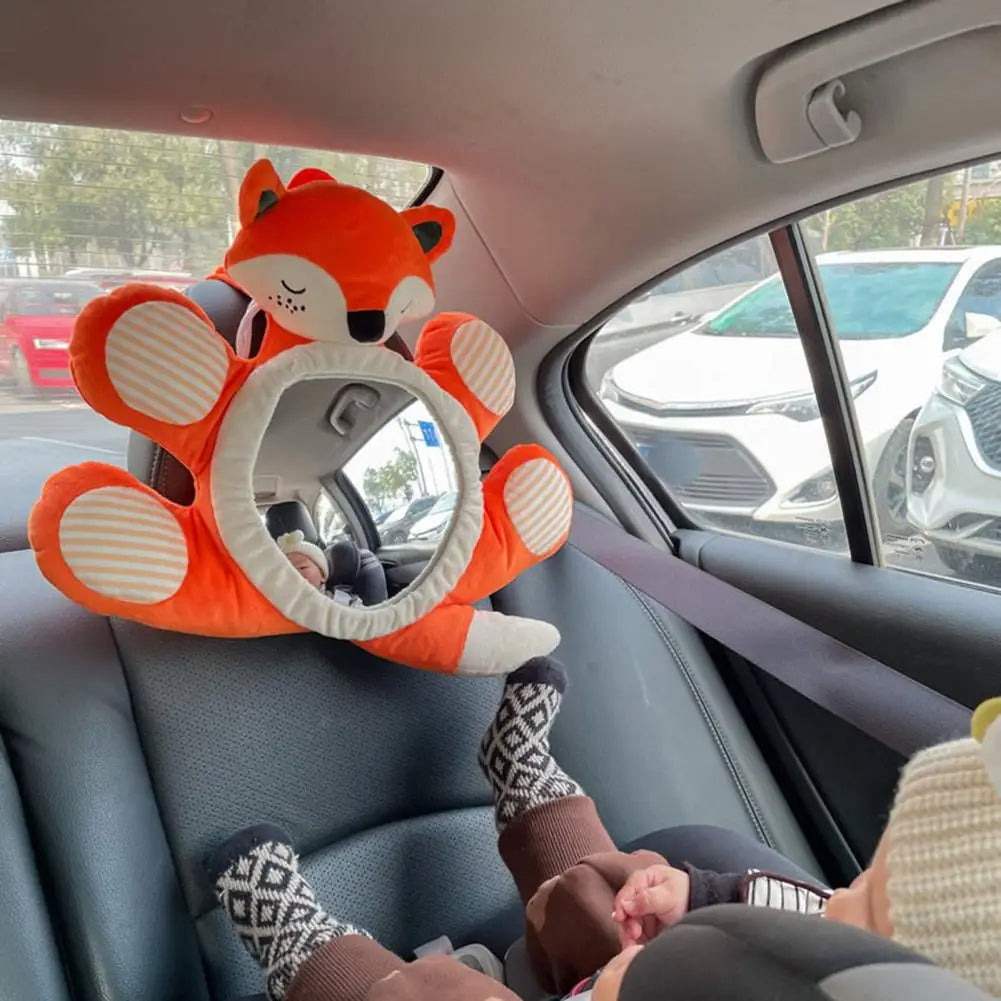 Jouet Voiture pour Bébé Style Miroir en Forme de Renard