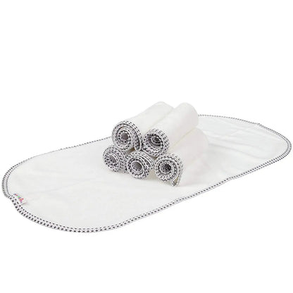 Lot de Six Protèges Matelas Blancs et Imperméables